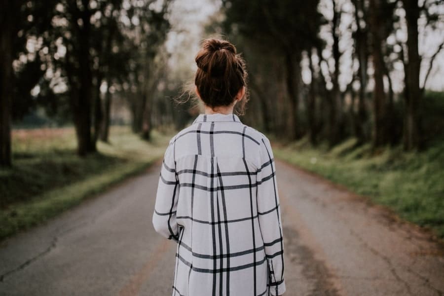 woman walking